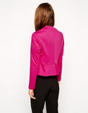 Blazer in Ponte with Peplum